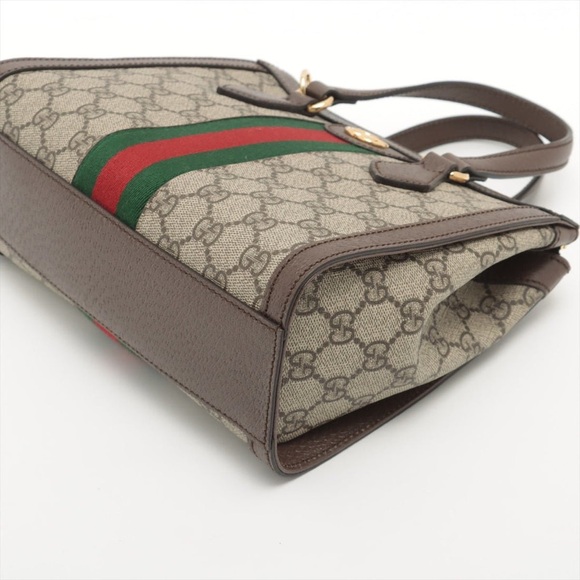 Gucci Ophidia Small Tote Bag used 2 times,the shoulder strap is missing - Picture 6 of 9